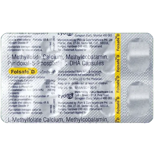 folsafe d capsule 10's